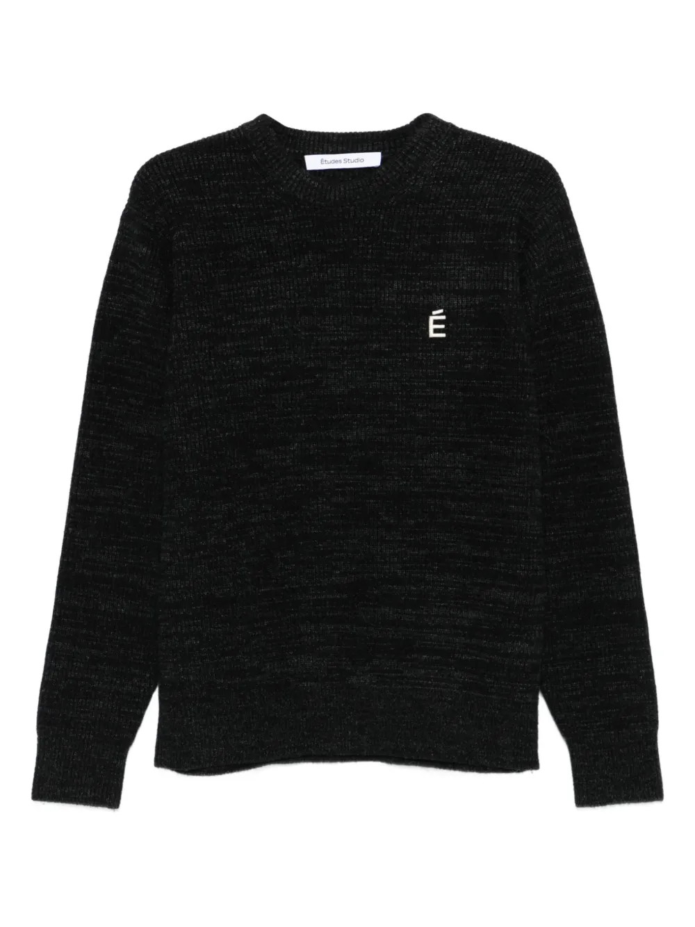 Свитер с вышитым логотипом и круглым вырезом Études Studio, серый
Свитер с вышитым логотипом и круглым вырезом Études Studio, серый