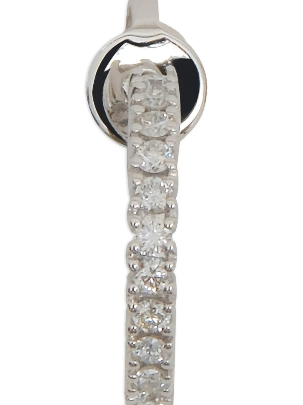 Серьга-кольцо из белого золота с бриллиантами Delfina Delettrez, белый
Серьга-кольцо из белого золота с бриллиантами Delfina Delettrez, белый