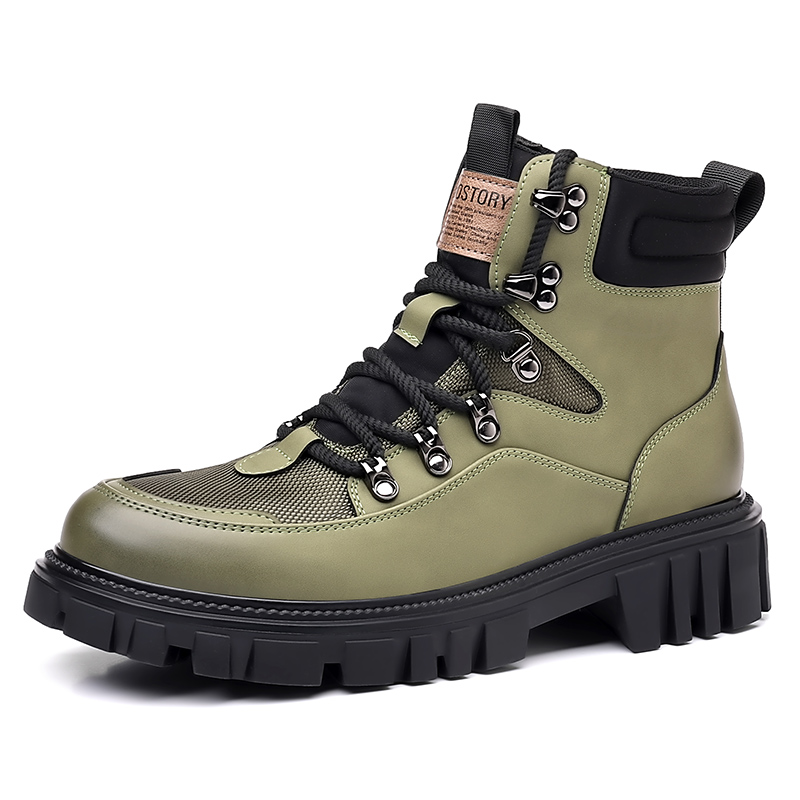 LUOMAIKE Зеленые короткие ботинки мартин, цвет Green 
LUOMAIKE Зеленые короткие ботинки мартин, цвет Green