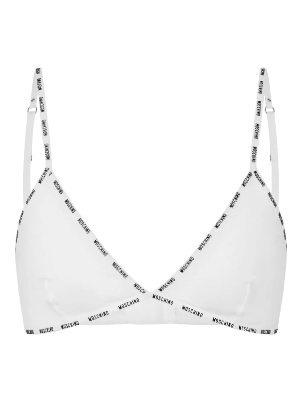 Бюстгальтер с логотипом Moschino, белый
Бюстгальтер с логотипом Moschino, белый