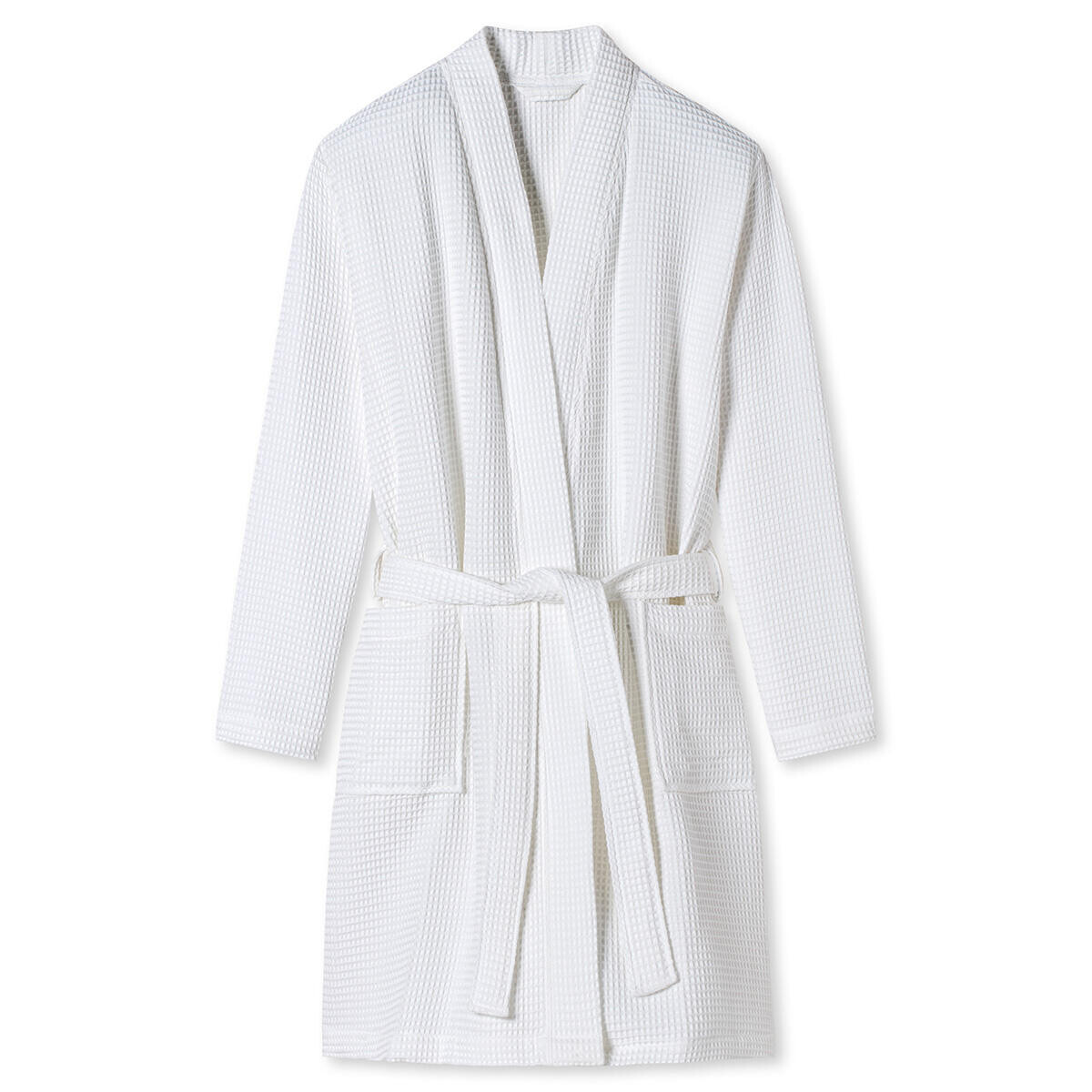 Waffle Pqué - Халат из органического хлопка SCHIESSER, белый
Waffle Pqué - Халат из органического хлопка SCHIESSER, белый