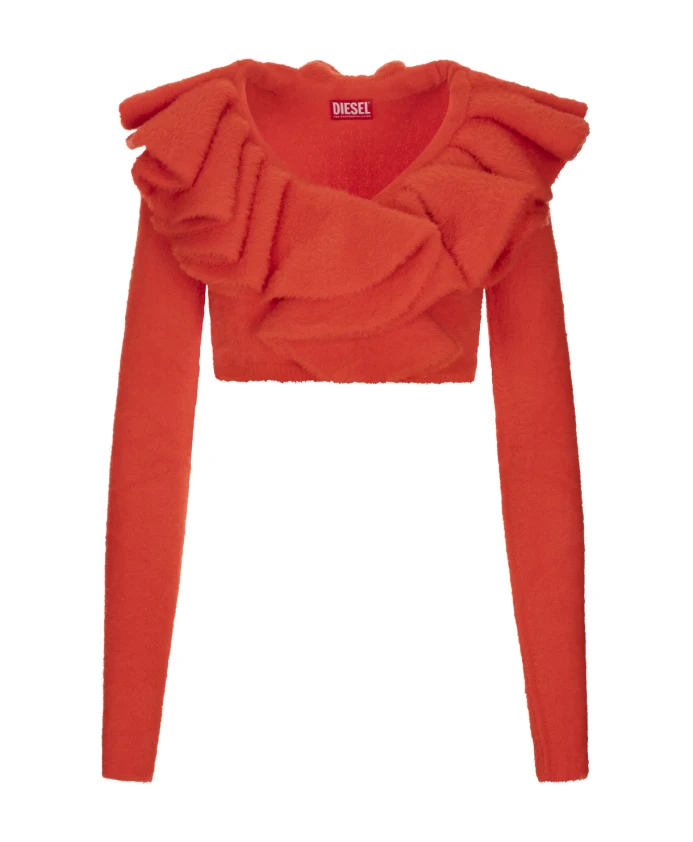 Оранжевый кардиган с огромными оборками Diesel, оранжевый
Оранжевый кардиган с огромными оборками Diesel, оранжевый