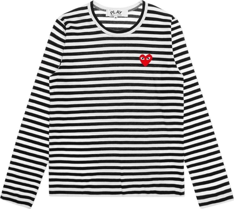 Футболка Comme Des Garçons Play Striped Heart Long-Sleeve T-Shirt 'Black/White', черный
Футболка Comme Des Garçons Play Striped Heart Long-Sleeve T-Shirt 'Black/White', черный
