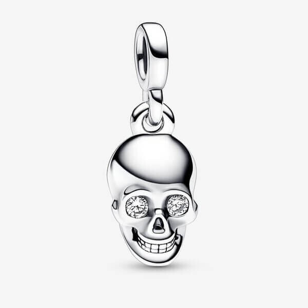 Шарм-подвеска Pandora ME Skull Mini, серебро/прозрачный
Шарм-подвеска Pandora ME Skull Mini, серебро/прозрачный