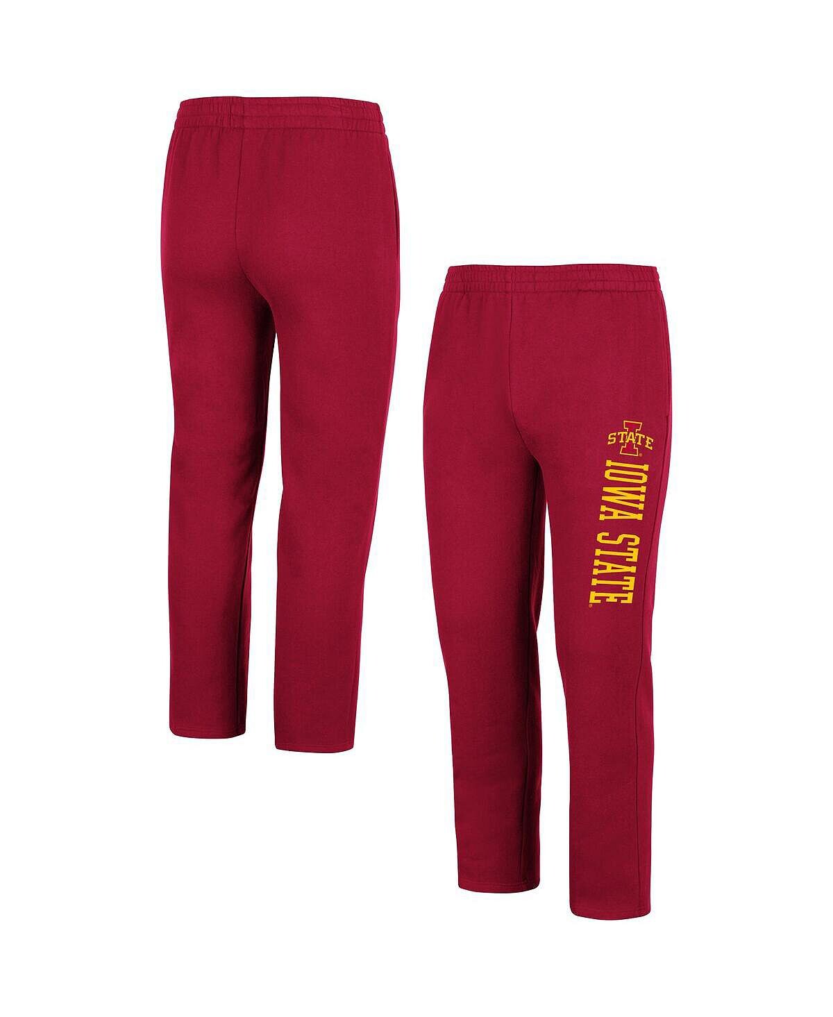 Мужские флисовые брюки cardinal iowa state cyclones Colosseum 
Мужские флисовые брюки cardinal iowa state cyclones Colosseum