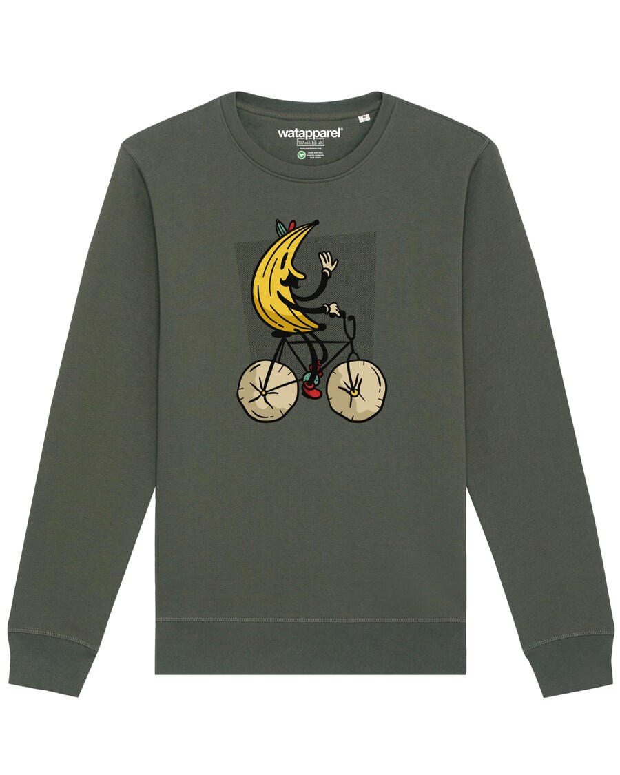 Свитер Watapparel Sweatshirt Banana Rider, оливковый
Свитер Watapparel Sweatshirt Banana Rider, оливковый