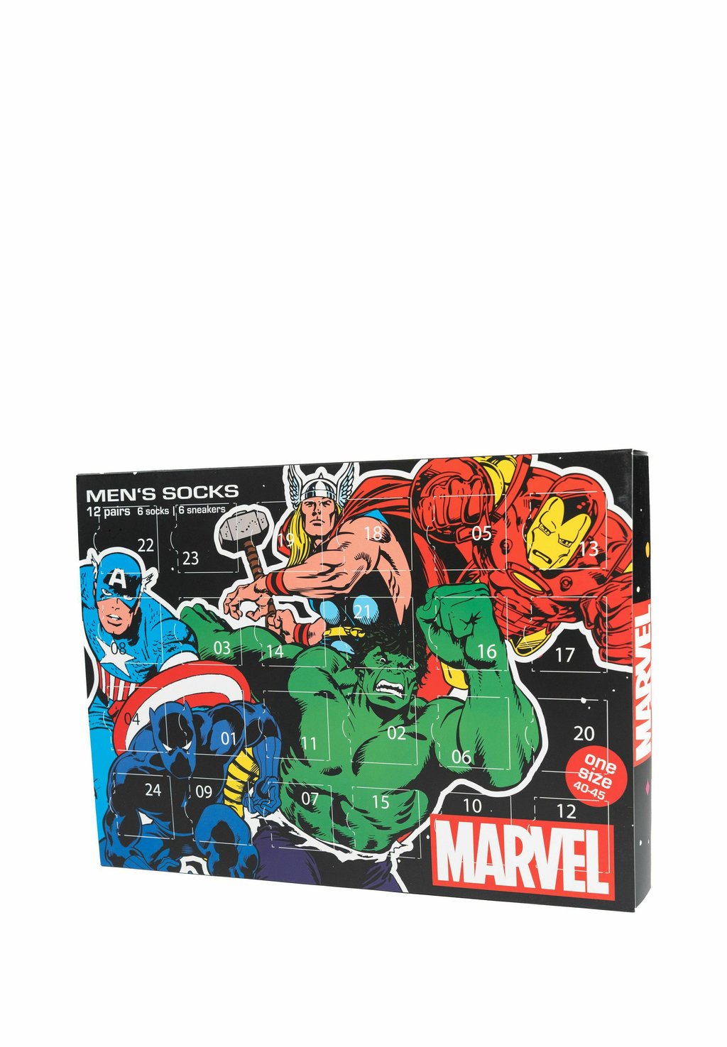 Носки AVENGERS ADVENTSKALENDER Marvel, мультиколор
Носки AVENGERS ADVENTSKALENDER Marvel, мультиколор