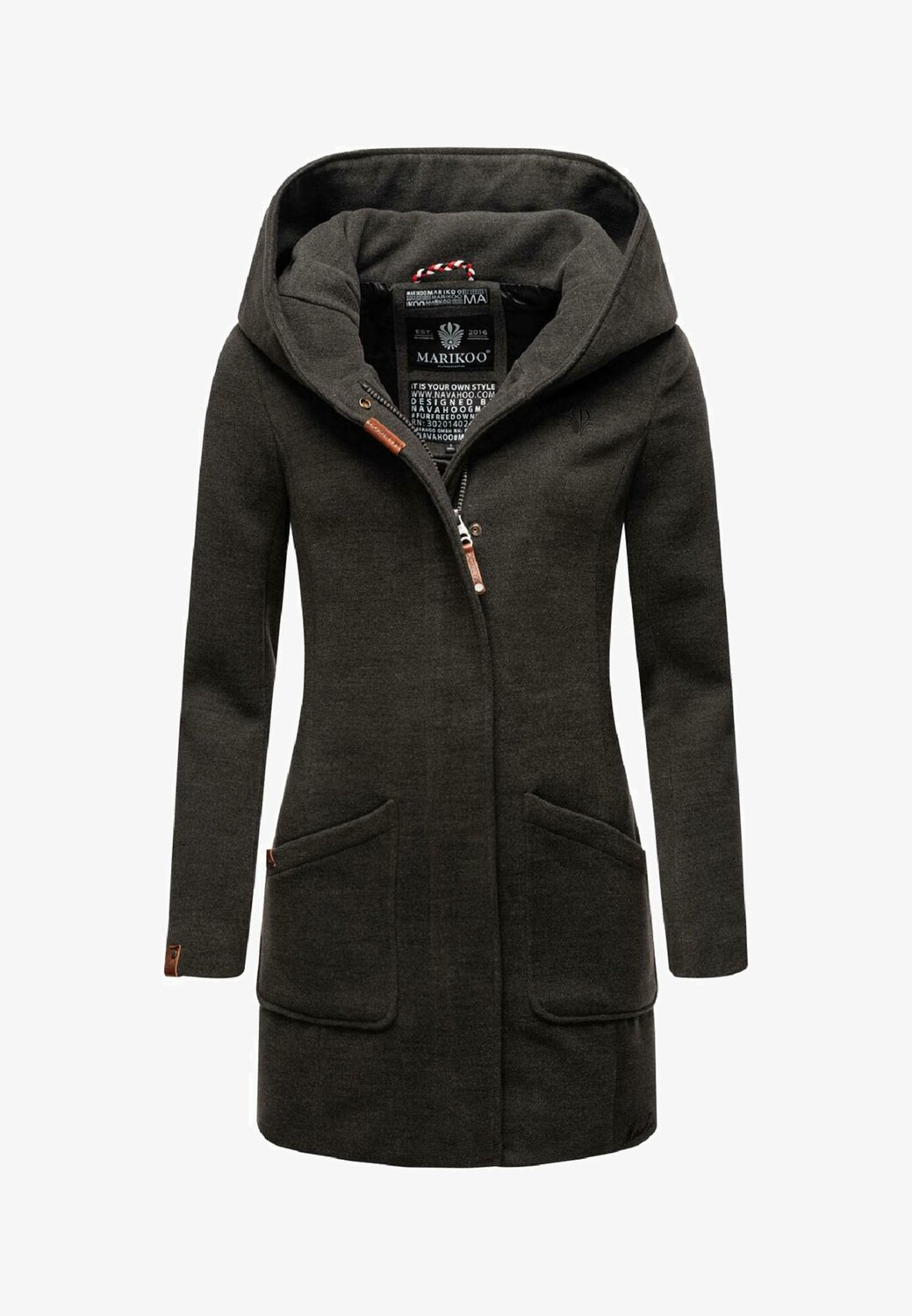 Пальто зимнее Marikoo с приподнятым воротником, антрацитовый, Черный, Пальто зимнее Marikoo с приподнятым воротником, антрацитовый
Пальто зимнее Marikoo с приподнятым воротником, антрацитовый, Черный, Пальто зимнее Marikoo с приподнятым воротником, антрацитовый