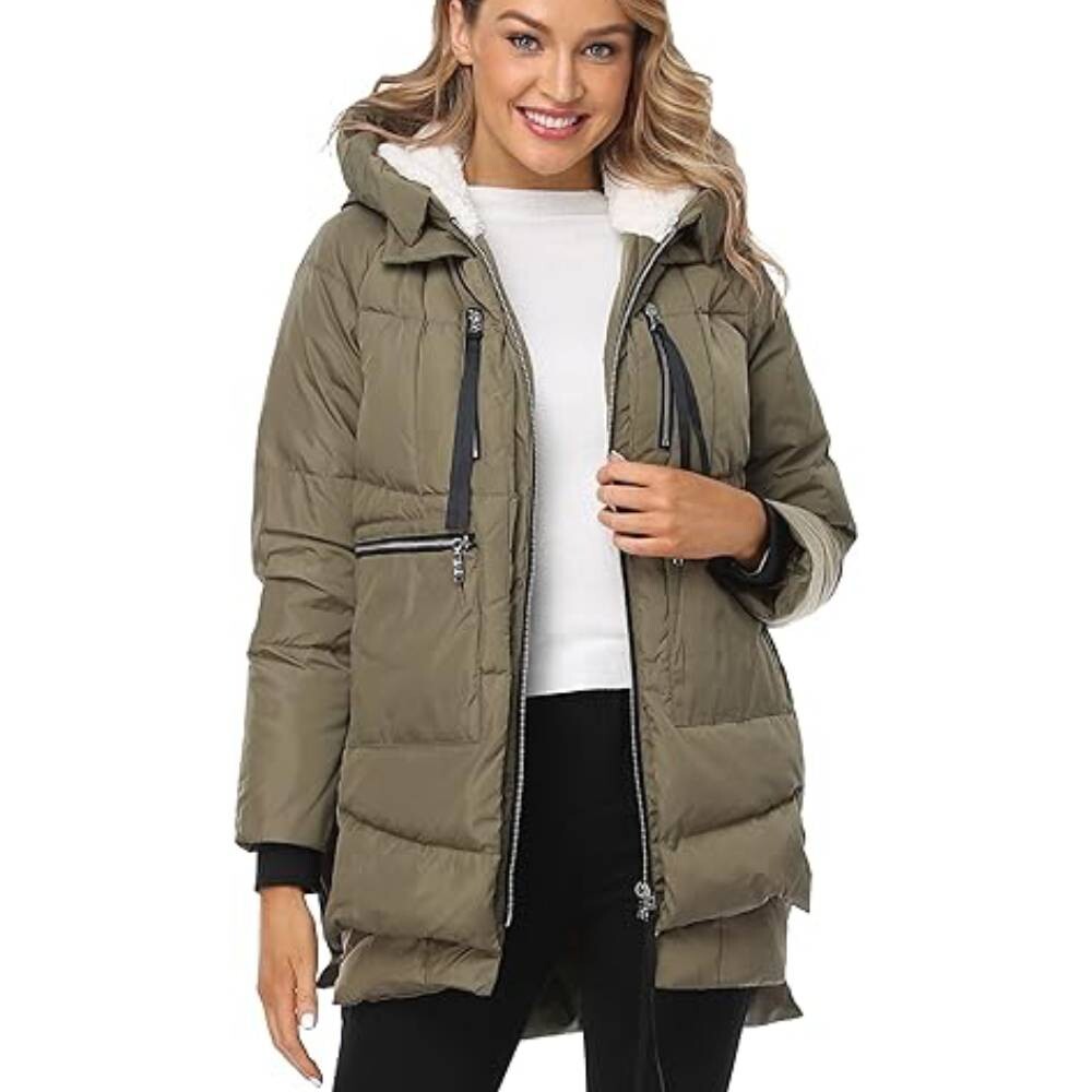 Пуховик-парка с капюшоном Fadshow, зеленый
Пуховик-парка с капюшоном Fadshow, зеленый