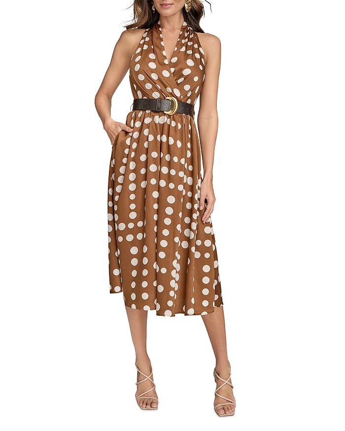 Платье-футляр с запахом и расклешенной юбкой Donna Karan, красный
Платье-футляр с запахом и расклешенной юбкой Donna Karan, красный