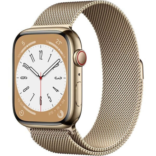 Умные часы Apple Watch Series 8 (GPS+ Cellular), 45 мм, Gold Stainless Steel Case/Gold Milanese Loop - One Size, Золотой, Умные часы Apple Watch Series 8 (GPS+ Cellular), 45 мм, Gold Stainless Steel Case/Gold Milanese Loop - One Size
Умные часы Apple Watch Series 8 (GPS+ Cellular), 45 мм, Gold Stainless Steel Case/Gold Milanese Loop - One Size, Золотой, Умные часы Apple Watch Series 8 (GPS+ Cellular), 45 мм, Gold Stainless Steel Case/Gold Milanese Loop - One Size