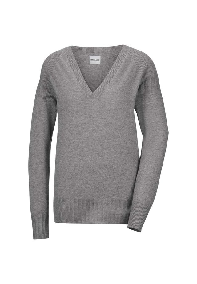 Кашемировый свитер с V-образным вырезом Madeleine, мультиколор
Кашемировый свитер с V-образным вырезом Madeleine, мультиколор