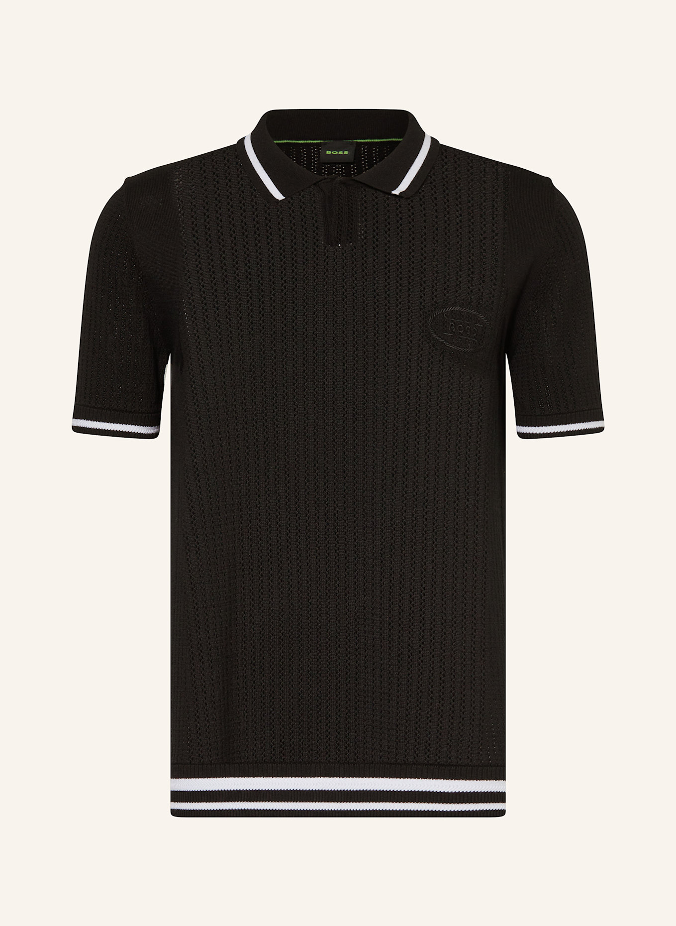 Трикотажная рубашка поло сетка heritage Boss, черный
Трикотажная рубашка поло сетка heritage Boss, черный