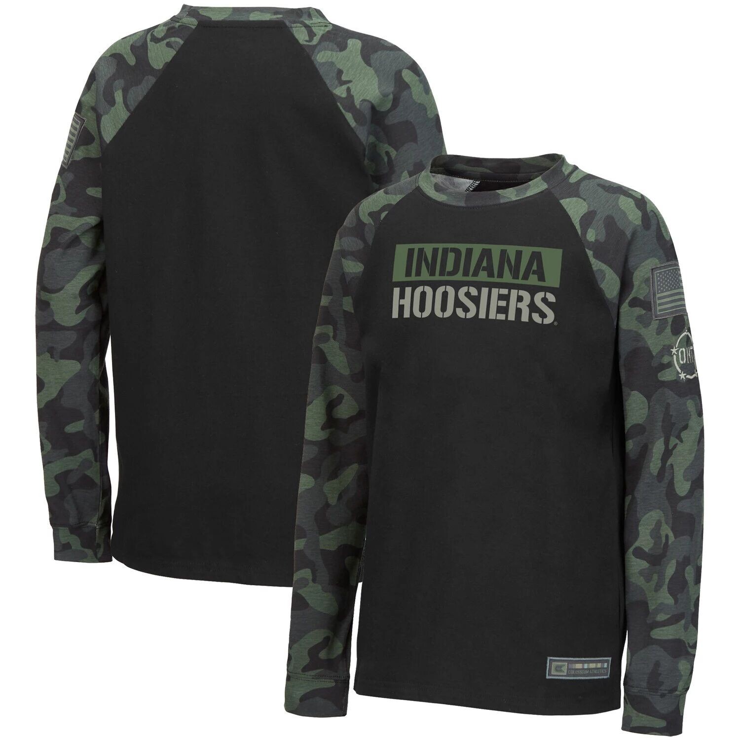 Молодежная футболка Colosseum Black/Camo с длинным рукавом Indiana Hoosiers OHT Military Appreciation реглан Colosseum
Молодежная футболка Colosseum Black/Camo с длинным рукавом Indiana Hoosiers OHT Military Appreciation реглан Colosseum