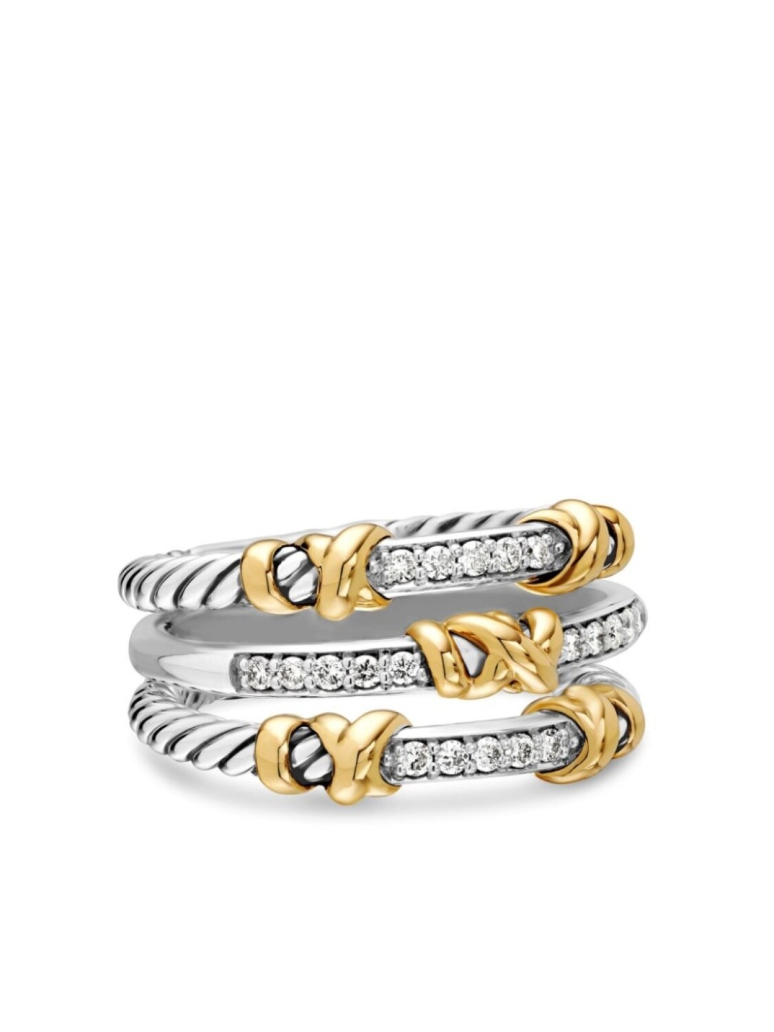 Кольцо Petite Helena с бриллиантом из 18-каратного желтого золота David Yurman, серебряный
Кольцо Petite Helena с бриллиантом из 18-каратного желтого золота David Yurman, серебряный