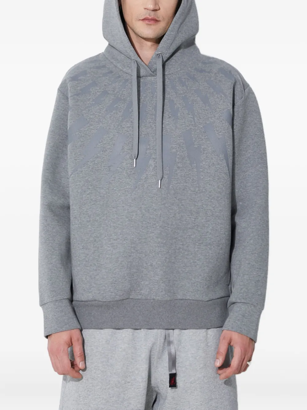 Худи с узором в виде молний Neil Barrett, серый
Худи с узором в виде молний Neil Barrett, серый