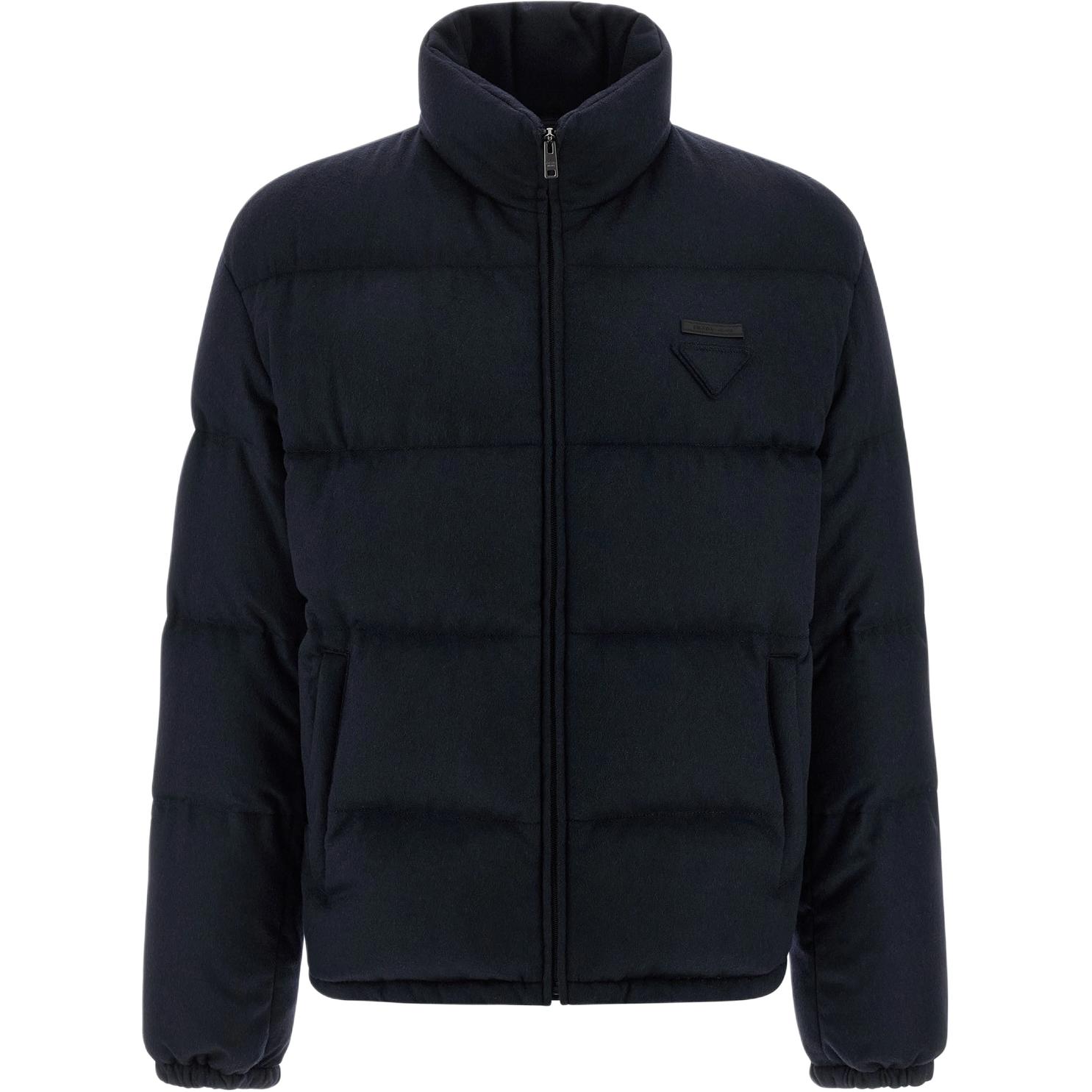 Кашемировая стёганая пуховая куртка PRADA, синий
Кашемировая стёганая пуховая куртка PRADA, синий