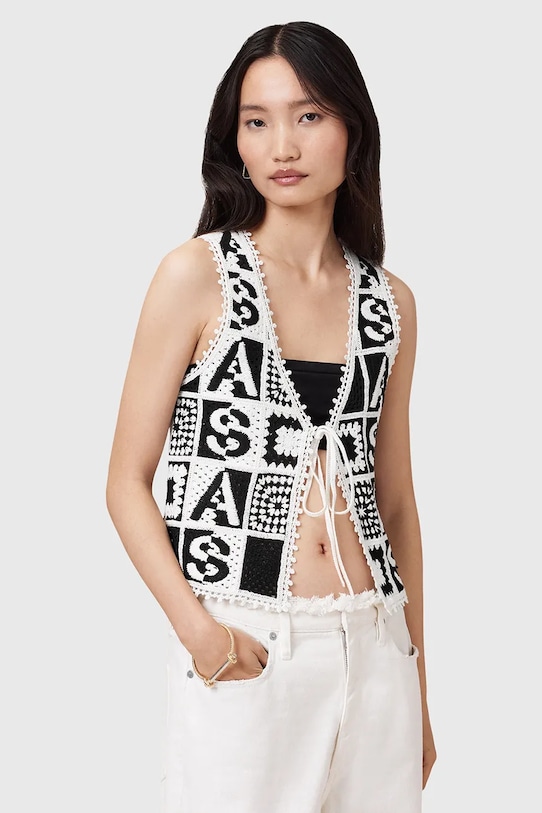 Хлопковая жилетка FLORENCE Allsaints, черный
Хлопковая жилетка FLORENCE Allsaints, черный