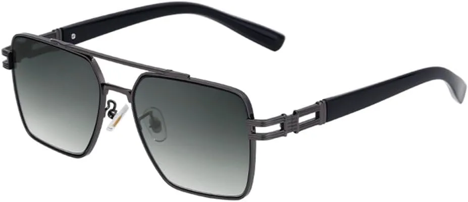 Классические модные солнцезащитные очки для женщин и мужчин, роскошные солнцезащитные очки в стиле ретро с двойной дужкой и металлической оправой generic, C5green
Классические модные солнцезащитные очки для женщин и мужчин, роскошные солнцезащитные очки в стиле ретро с двойной дужкой и металлической оправой generic, C5green