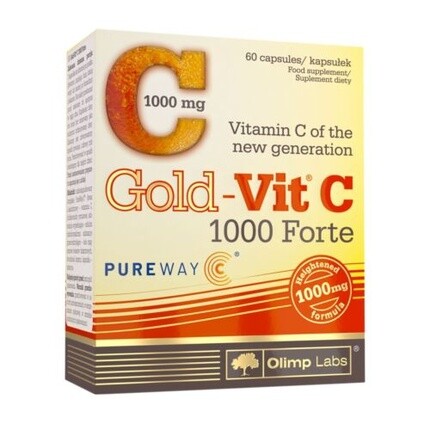 Olimp Gold Vit C 1000 Форте Антиоксидантный витамин С для иммунной системы, 60 капсул
Olimp Gold Vit C 1000 Форте Антиоксидантный витамин С для иммунной системы, 60 капсул