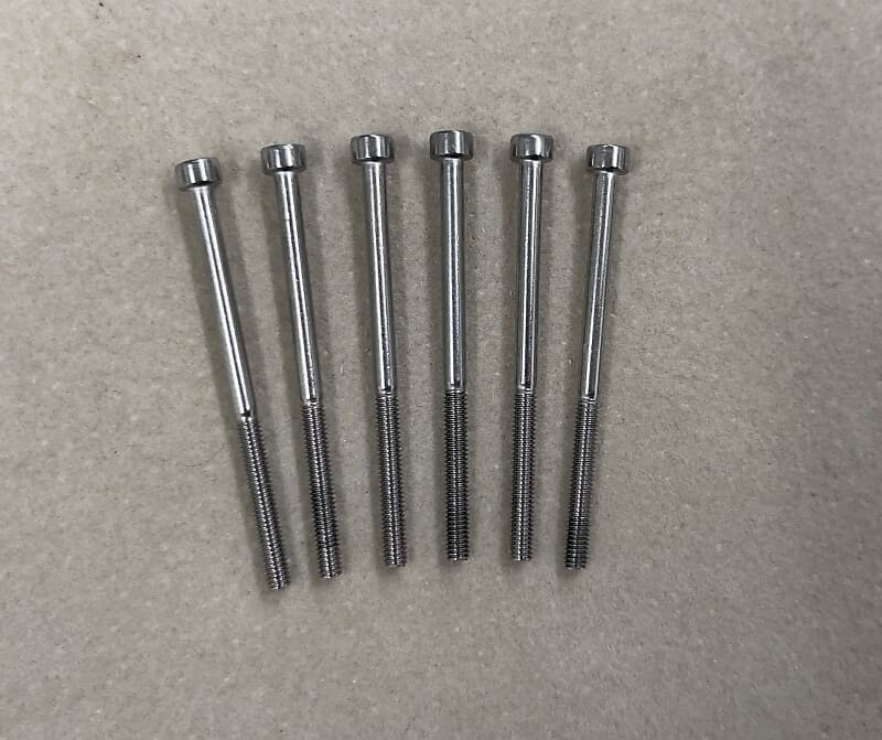 Fender System One 6 интонационных винтов, подходит для 1984-87 гг. - Замена/обновление нержавеющей стали, Япония Fender System One/Fender System I
Fender System One 6 интонационных винтов, подходит для 1984-87 гг. - Замена/обновление нержавеющей стали, Япония Fender System One/Fender System I