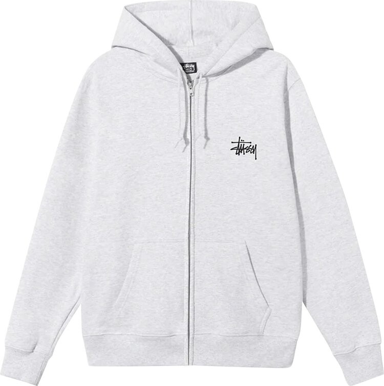 Толстовка Stussy Basic Zip Hood 'Ash Heather', серый
Толстовка Stussy Basic Zip Hood 'Ash Heather', серый