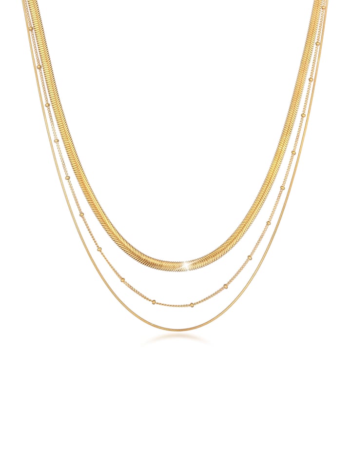 Elli Колье из серебра 925 пробы с золотым покрытием
Elli Колье из серебра 925 пробы с золотым покрытием