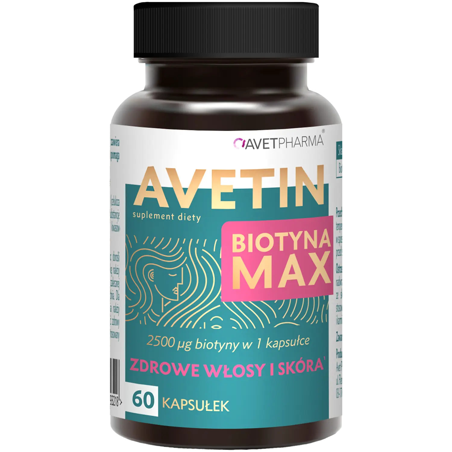 Avetin Biotyna Max биологически активная добавка, 60 капсул/1 упаковка
Avetin Biotyna Max биологически активная добавка, 60 капсул/1 упаковка