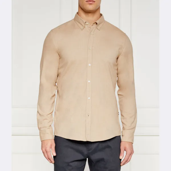 Рубашка узкого кроя Boss, бежевый
Рубашка узкого кроя Boss, бежевый