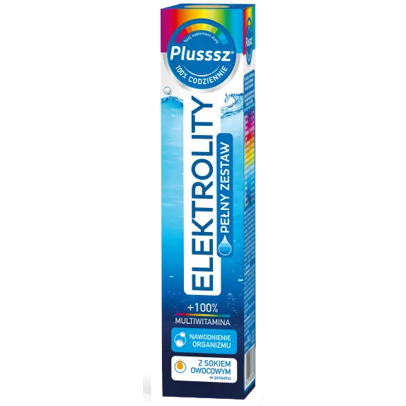 Plusssz Elektrolity Junior Complex шипучие таблетки, 24 таблетки/1 упаковка
Plusssz Elektrolity Junior Complex шипучие таблетки, 24 таблетки/1 упаковка