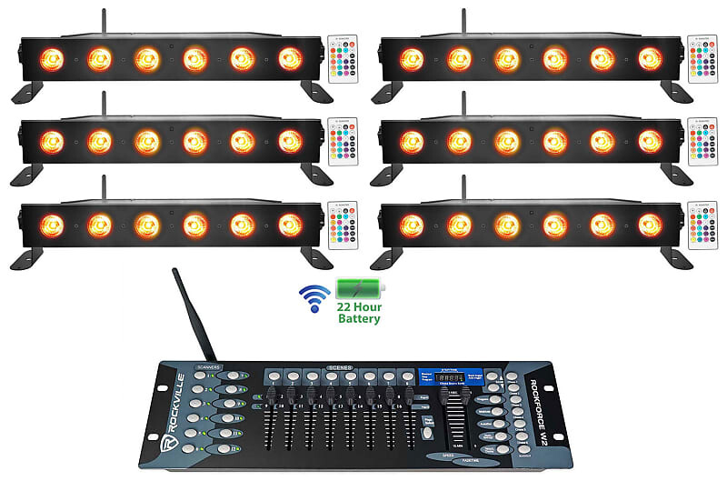 Аккумуляторные световые панели Rockville Best STRIP 60 Black + беспроводной контроллер DMX Best STRIP 60 + Rockforce W2
Аккумуляторные световые панели Rockville Best STRIP 60 Black + беспроводной контроллер DMX Best STRIP 60 + Rockforce W2