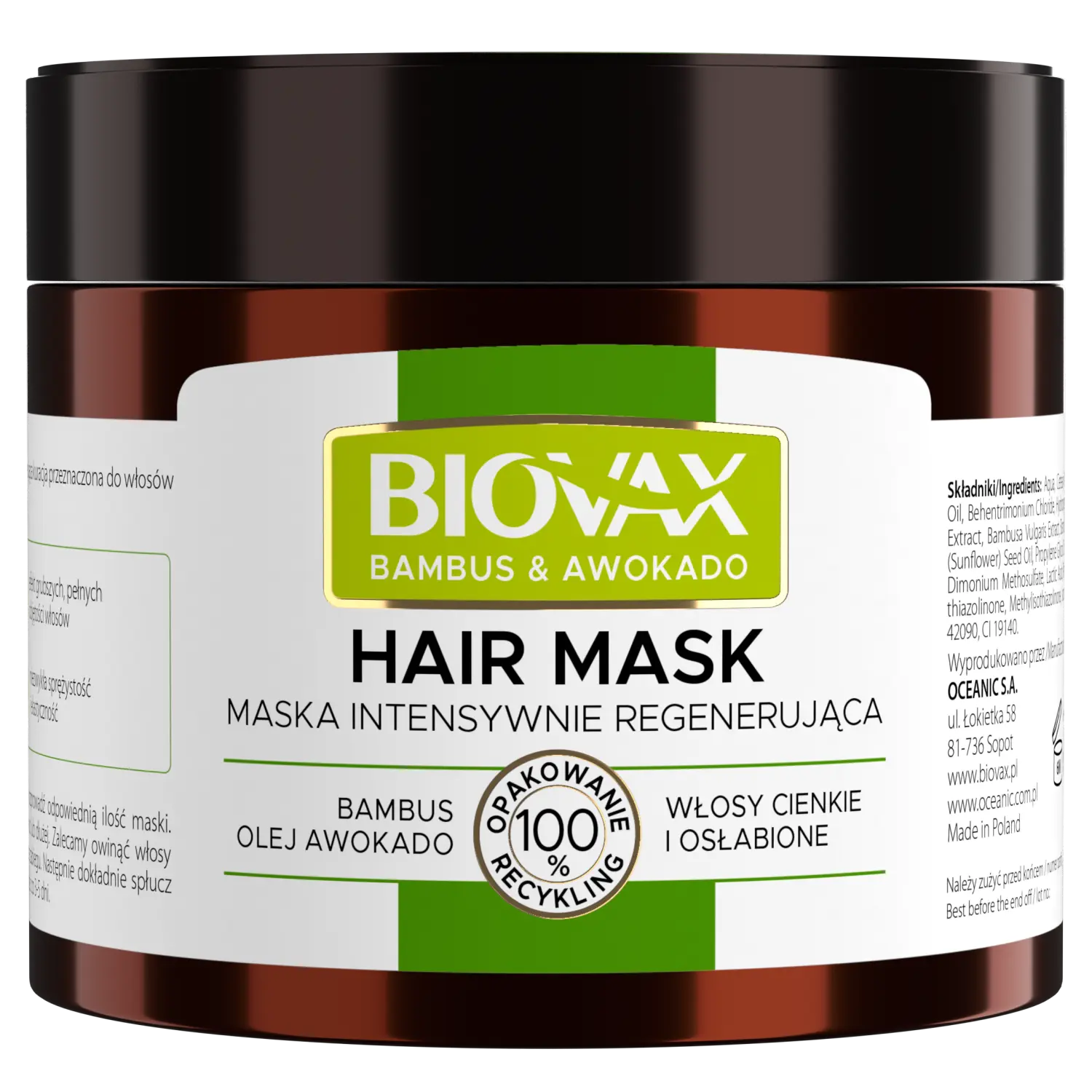 Biovax интенсивно регенерирующая маска для волос с маслом бамбука и авокадо, 250 мл
Biovax интенсивно регенерирующая маска для волос с маслом бамбука и авокадо, 250 мл