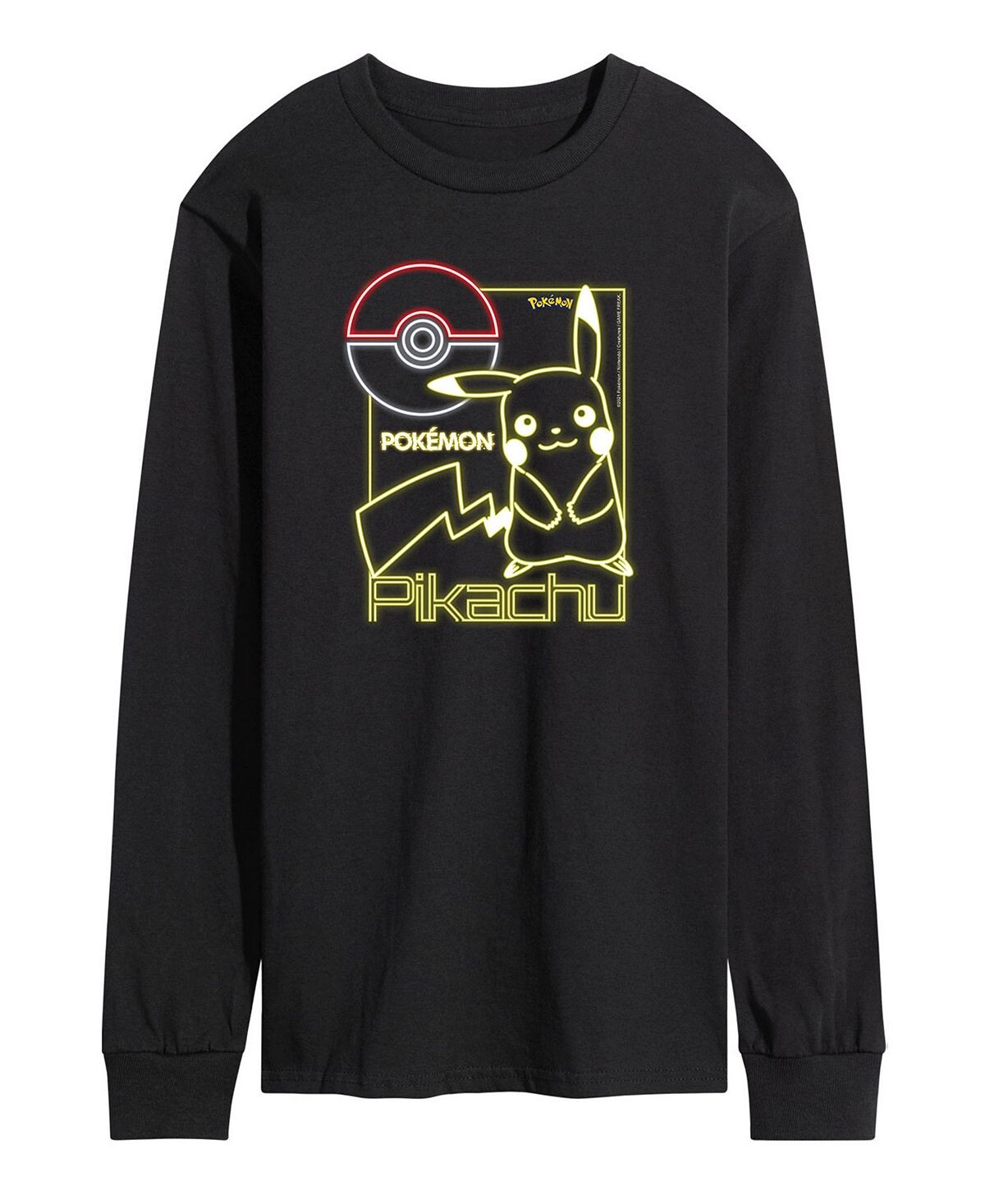 Мужская футболка с длинным рукавом pokemon pikachu AIRWAVES, черный
Мужская футболка с длинным рукавом pokemon pikachu AIRWAVES, черный