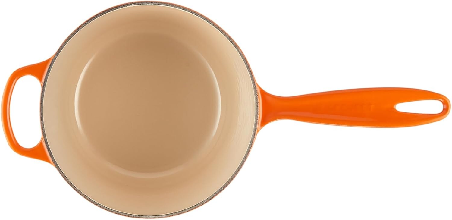 Фирменная эмалированная чугунная кастрюля Le Creuset, 2,25 кварты, Flame, Flame
Фирменная эмалированная чугунная кастрюля Le Creuset, 2,25 кварты, Flame, Flame