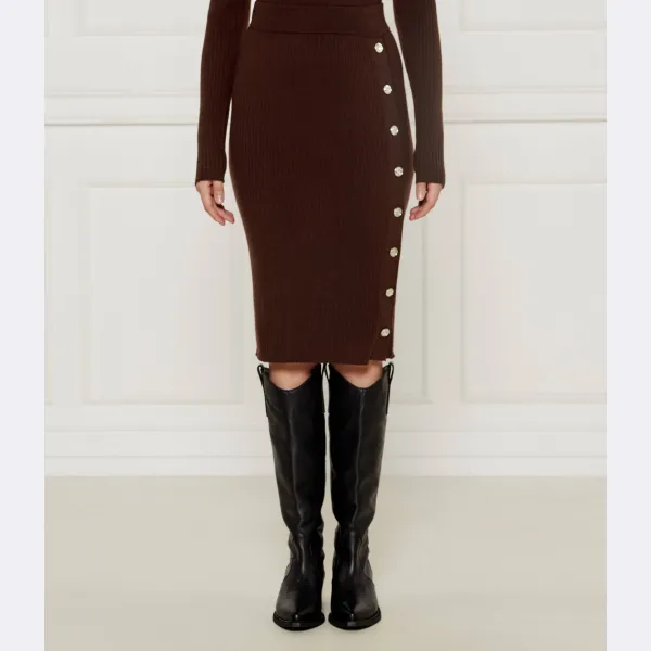 Шерстяная юбка Pinko, коричневый
Шерстяная юбка Pinko, коричневый