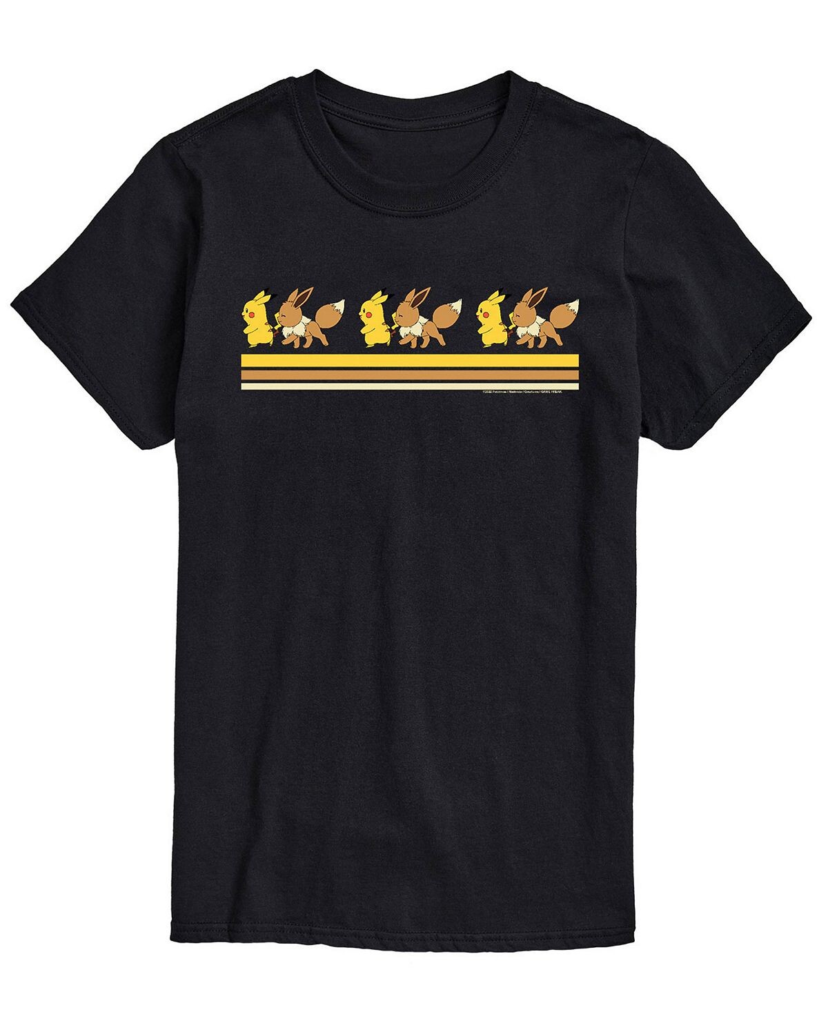 Мужская футболка с рисунком персонажей покемонов AIRWAVES, черный
Мужская футболка с рисунком персонажей покемонов AIRWAVES, черный