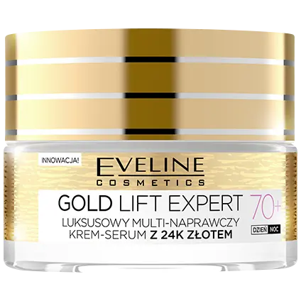 Eveline Cosmetics Gold Lift Expert дневной и ночной крем-сыворотка для лица 70+, 50 мл
Eveline Cosmetics Gold Lift Expert дневной и ночной крем-сыворотка для лица 70+, 50 мл