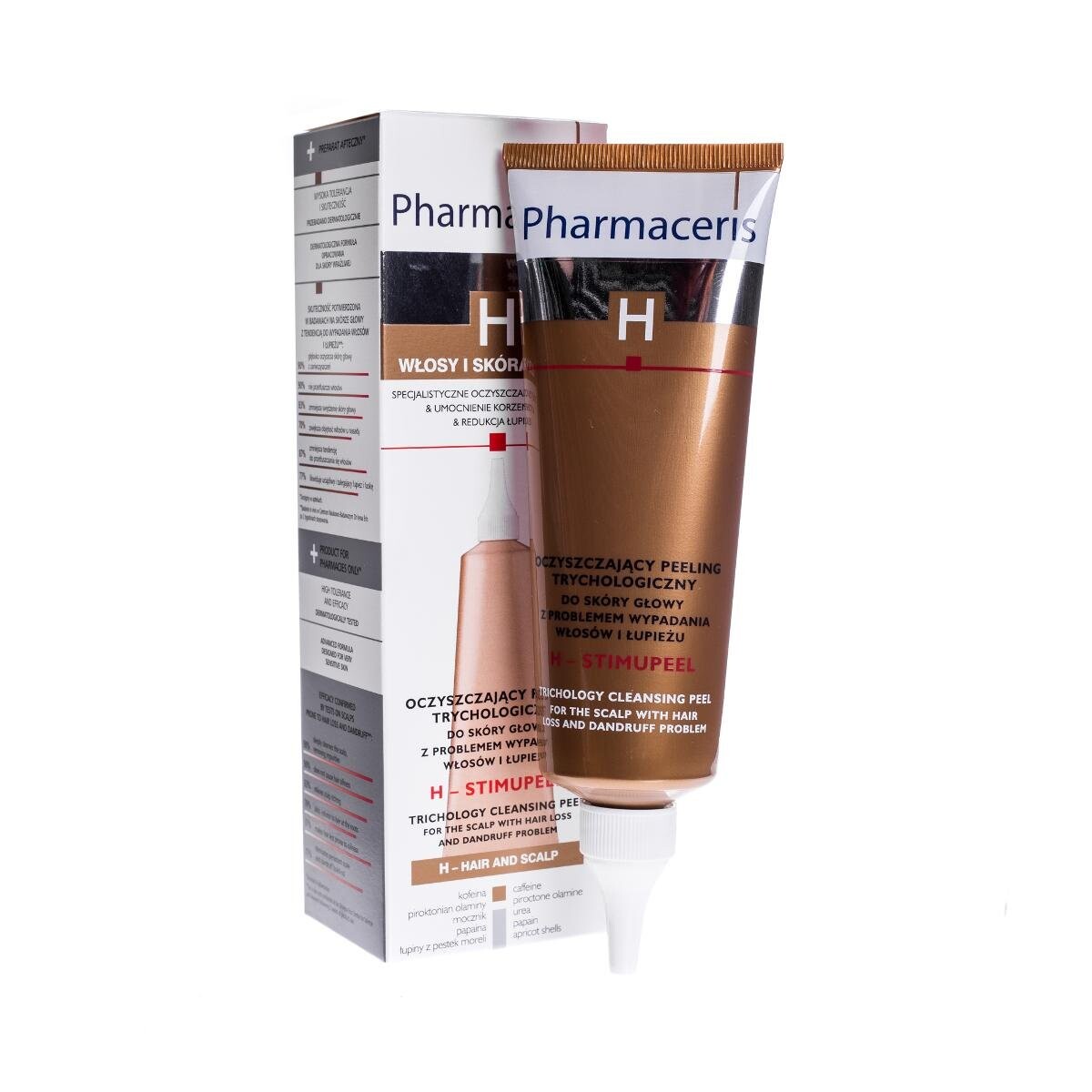 Pharmaceris, H Stimupeel, очищающий трихологический пилинг для кожи головы, 125мл
Pharmaceris, H Stimupeel, очищающий трихологический пилинг для кожи головы, 125мл