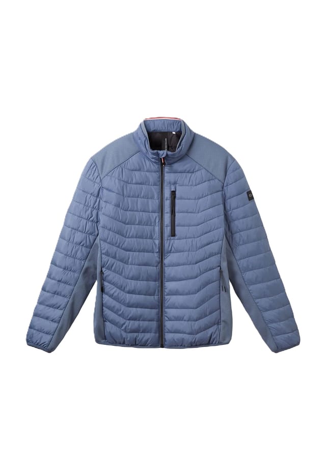 Куртка с карманами на молнии и воротником-стойкой Tom Tailor, синий
Куртка с карманами на молнии и воротником-стойкой Tom Tailor, синий