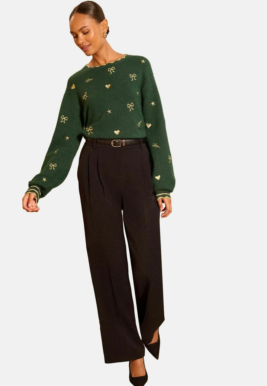 Джемпер Love & Roses EMBROIDERED COSY , Forest Green Bow/Green
Джемпер Love & Roses EMBROIDERED COSY , Forest Green Bow/Green