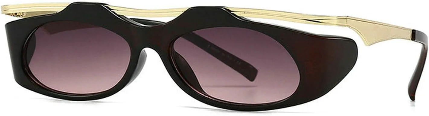 Helena Модные ретро-солнцезащитные очки в стиле 90-х, нестандартной формы, женские и мужские, винтажные, овальная оправа, панк, маленькие прямоугольные очки S68, C4
Helena Модные ретро-солнцезащитные очки в стиле 90-х, нестандартной формы, женские и мужские, винтажные, овальная оправа, панк, маленькие прямоугольные очки S68, C4