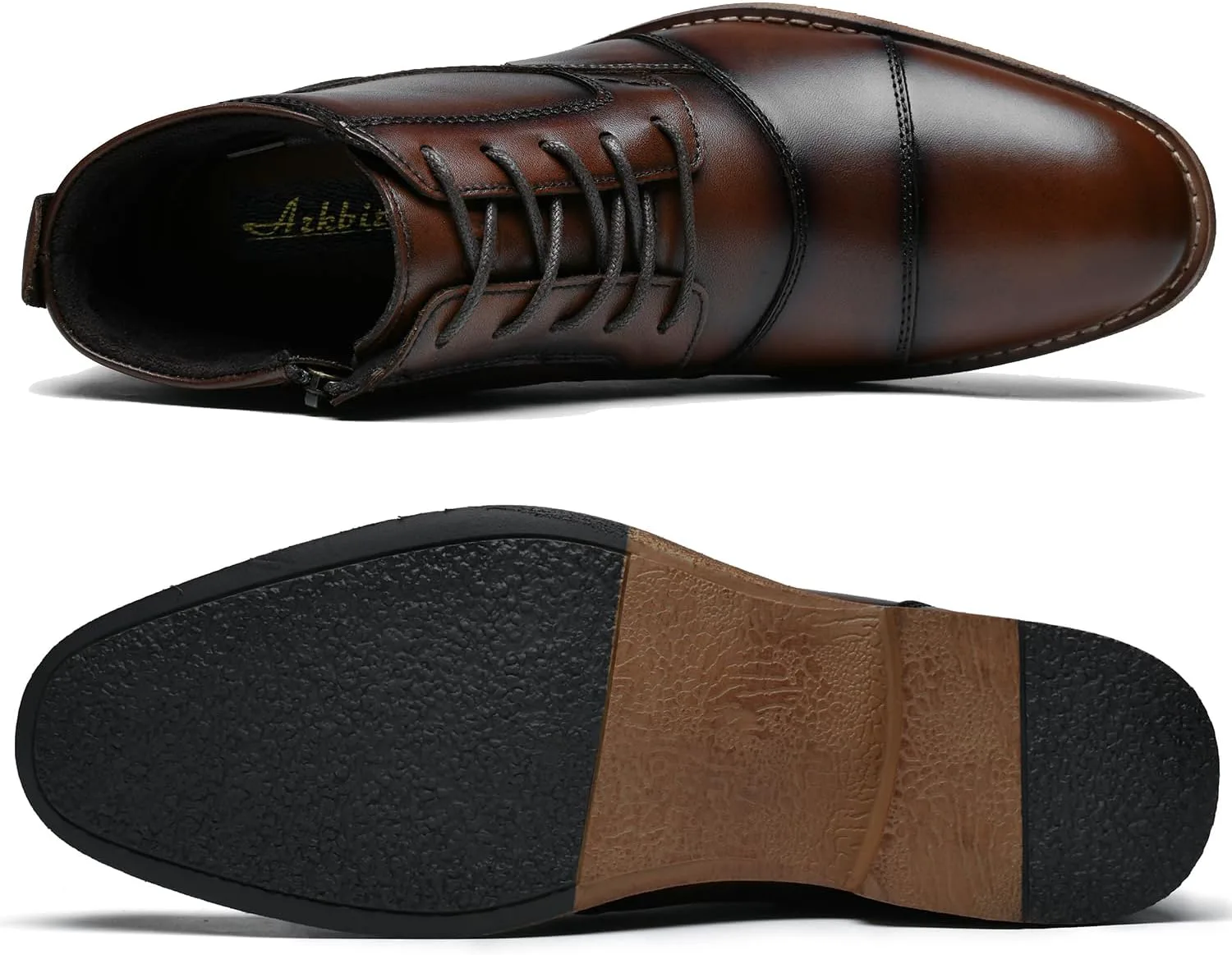 Мужские ботинки Arkbird, классические повседневные ботинки из натуральной кожи с боковой молнией
Мужские ботинки Arkbird, классические повседневные ботинки из натуральной кожи с боковой молнией