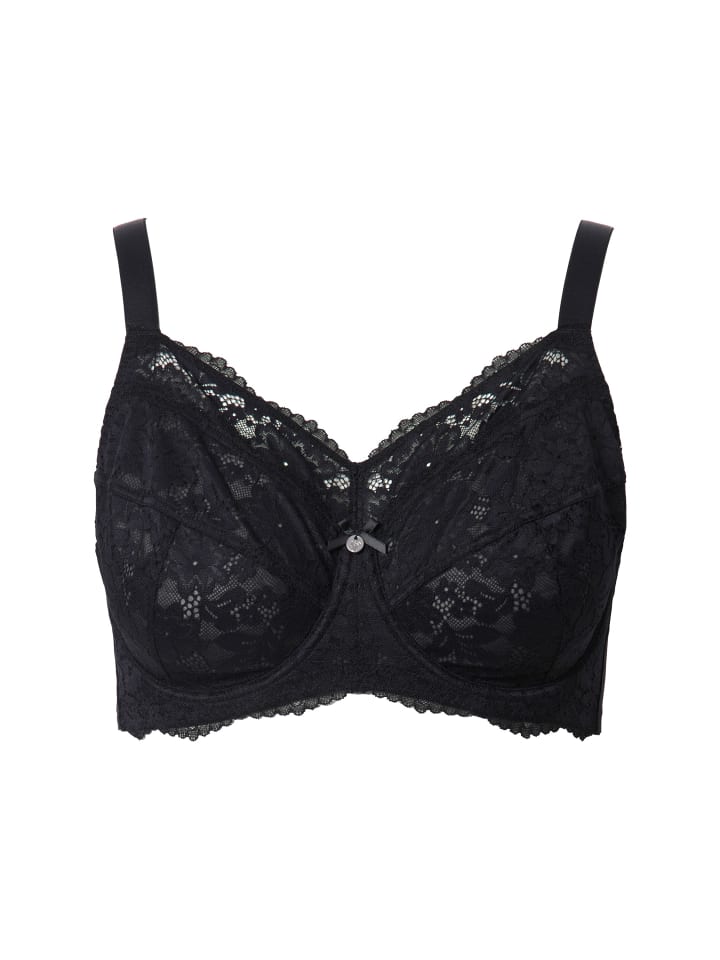 Бюстгальтер на косточках Ulla Popken, черный
Бюстгальтер на косточках Ulla Popken, черный