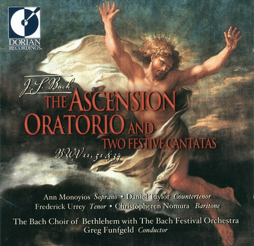 CD диск Bach / Monoyios / Taylor / Urrey / Funfgeld: Ascension Oratorio / 2 Festive Cantatas
CD диск Bach / Monoyios / Taylor / Urrey / Funfgeld: Ascension Oratorio / 2 Festive Cantatas