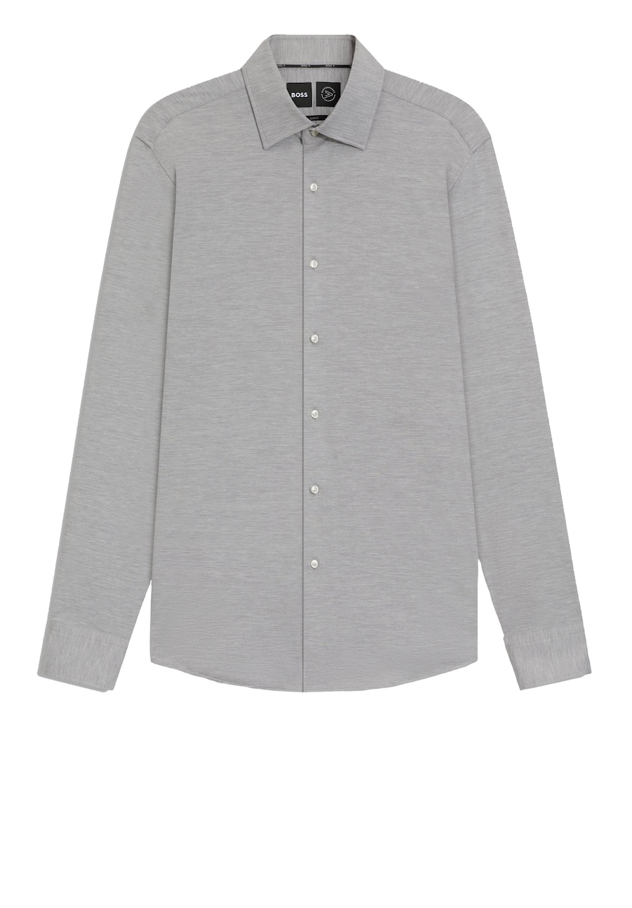 Рубашка Slim Fit на пуговицах BOSS, серый
Рубашка Slim Fit на пуговицах BOSS, серый