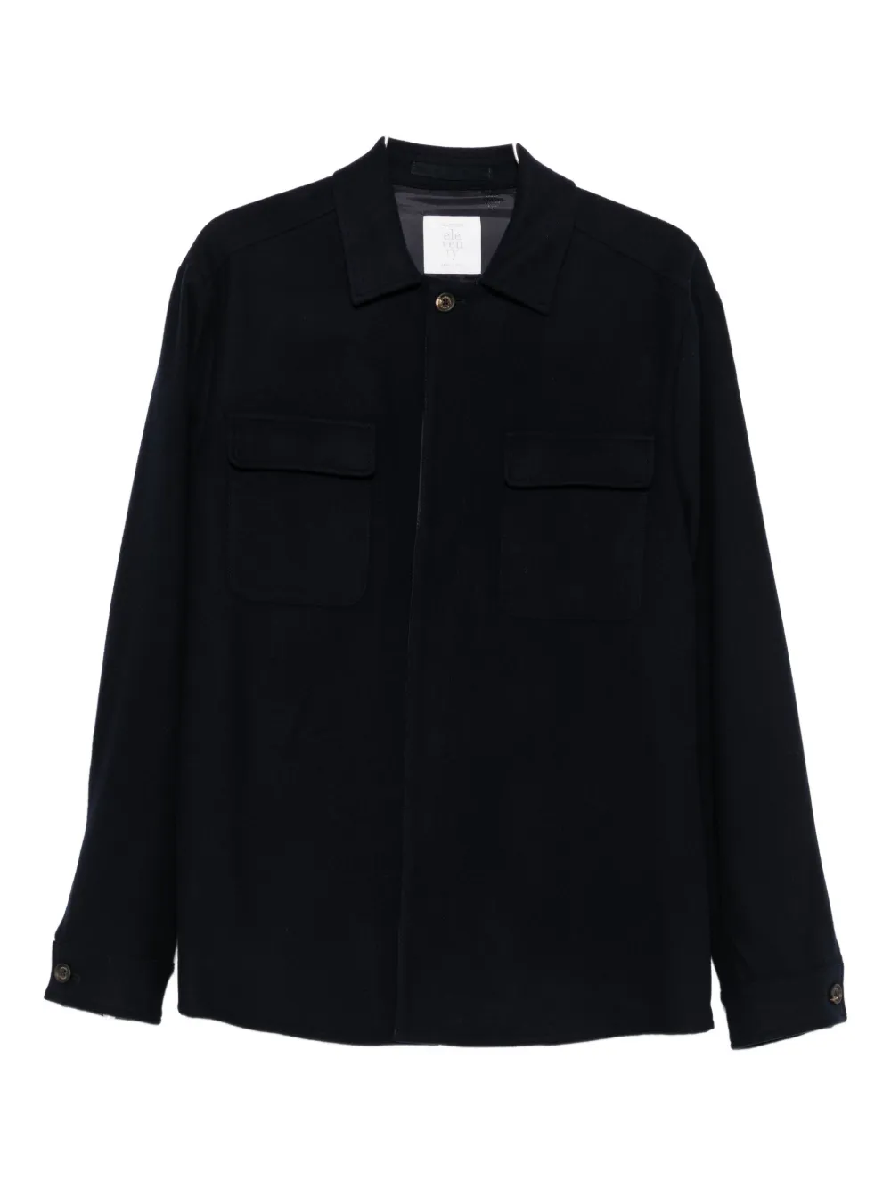 Шерстяная куртка с карманами-клапанами Eleventy, синий
Шерстяная куртка с карманами-клапанами Eleventy, синий