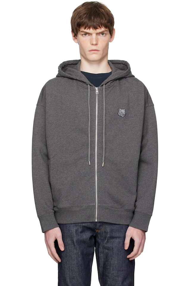 Болд фокс хэд пэтч оверсайз худи на молнии Maison Kitsuné, серый
Болд фокс хэд пэтч оверсайз худи на молнии Maison Kitsuné, серый