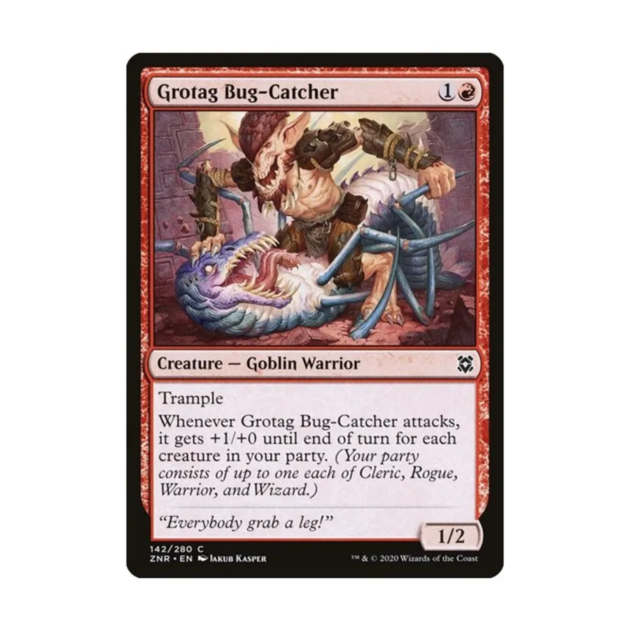 CCG Гротаг-Ловец жуков (клавиша C), MTG - Zendikar Rising
CCG Гротаг-Ловец жуков (клавиша C), MTG - Zendikar Rising