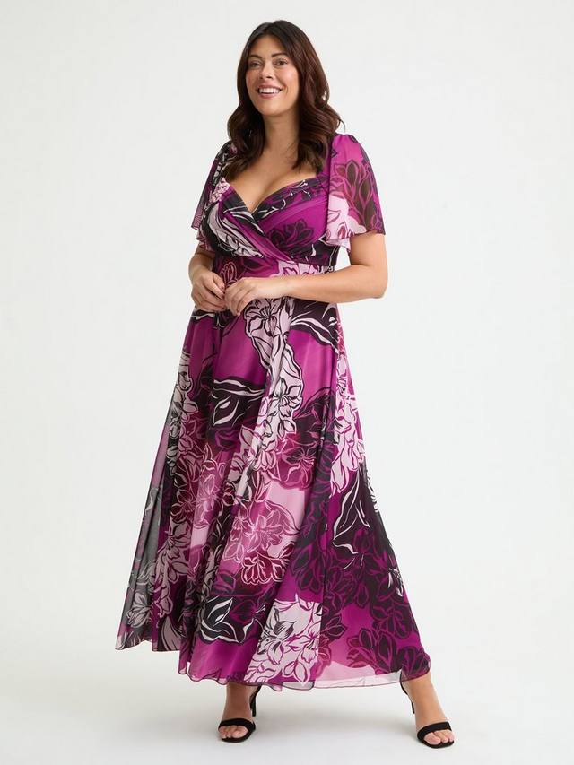 Kemi платье макси с болеро и цветочным принтом Scarlett & Jo, Mulberry/Cream
Kemi платье макси с болеро и цветочным принтом Scarlett & Jo, Mulberry/Cream