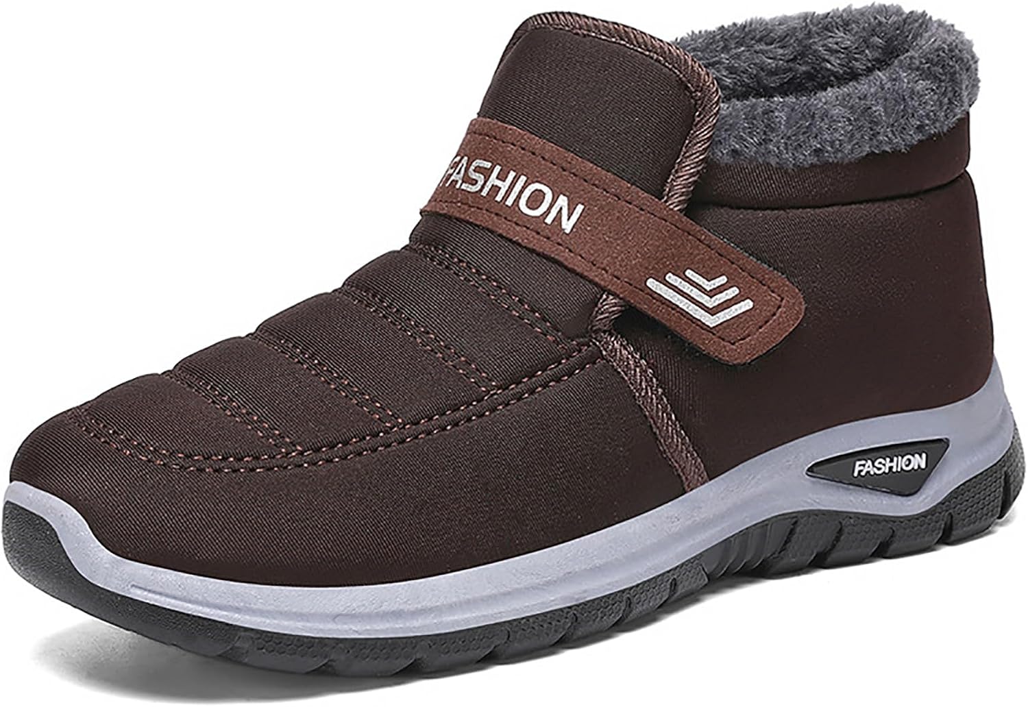 Унисекс зимние водонепроницаемые снежные ботинки с теплой меховой подкладкой, легкие, противоскользящие, для прогулок на свежем воздухе, ботильоны на липучке Forevercan, Coffee-men 6 Women7 Men
Унисекс зимние водонепроницаемые снежные ботинки с теплой меховой подкладкой, легкие, противоскользящие, для прогулок на свежем воздухе, ботильоны на липучке Forevercan, Coffee-men 6 Women7 Men